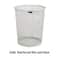 Mind Reader 2 Piece Garbage Round Metal Mesh Waste Basket Recycling Bin